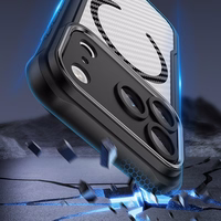 Defender Carbon Mag maciņš for iPhone 17 Pro Max 6,9" melns