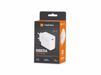 NATEC NETWORK CHARGER RIBERA USB-C 20W PD balts