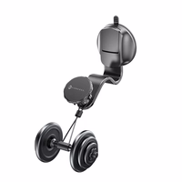 FORCELL F-GRIP MagFlex magnētiskais auto turētājs vējstiklam / paneļim / ventilācijas atverei melns