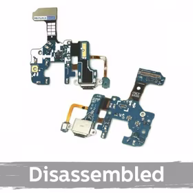 Charging Port Saderīgs ar Samsung N950 Note 8 ar Flex / Plata (Used)