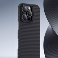 Benks Magnētiskais Armor Air Kevlar viedtālruņa apvalks iPhone 16 Plus - PC rāmis 600D - melns (m)