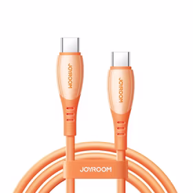 Joyroom S-A59 Vibrant Series 60W USB-C - USB-C Kabelis 1.2m - oranžs