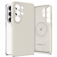 Tech-Protect Silikona MagSafe Maciņš for Samsung Galaxy S26 Ultra - bēšs