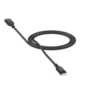 Mophie Essentials Lightning uz USB-C kabelis 1m - melns