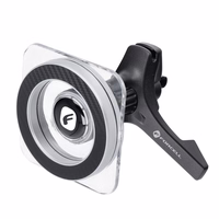 FORCELL F-GRIP Mag Pro magnētiskais automašīnas turētājs gaisa ventilācijai, saderīgs ar MagSafe, melns