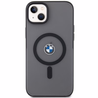 BMW Signature MagSafe macins priekš iPhone 14 Plus/15 Plus - Melns
