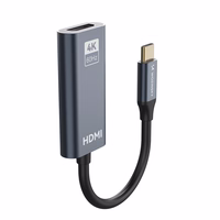 Wozinsky WACH-01 USB-C - HDMI 4K 60Hz adapteris - melns