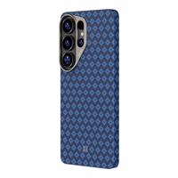 Benks Magnetic Armor Air Armor Grid Kevlar Maciņš Metal Frame 600D (A050) for Samsung Galaxy S26 Ultra zils