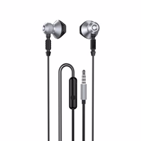 Dudao metāla vadu austiņas 3.5mm Mini Jack pelēkas (X2C-Gray)