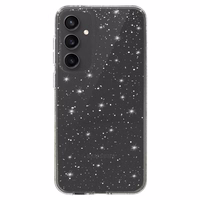 Kristāla mirdzošs viedtālruņa apvalks Samsung Galaxy S23 FE sudraba