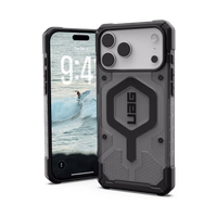 UAG Pathfinder Clear MagSafe Maciņš iPhone 17 Pro Max - Gray/Melns
