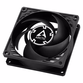 ARCTIC P8 PWM PST Pressure-Optimised Fan, 4-pin, 80mm, Melns