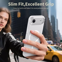 Tech-Protect MagFlex Magnētiskais viedtālruņa apvalks iPhone 17 Air - Caurspīdīgs matēts