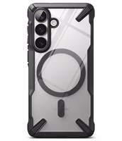 Ringke Fusion X Magnetic MagSafe Maciņš for Samsung Galaxy S26 - Clear melns