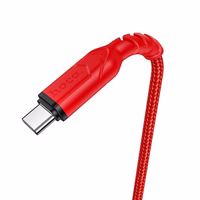 Kabelis USB A uz USB C Hoco QC 3A 1 m X59 sarkans