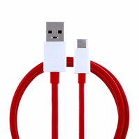 ONEPLUS oriģinālais kabelis USB A uz Type C 4A D301 1 m sarkans (bez iepakojuma)