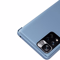 Caurspīdīgs skata apvalks atverams apvalks Xiaomi Redmi Note 11S / Note 11 melns