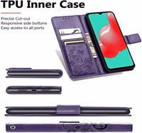 Korpuss Flower Book Samsung A057 A05s violets