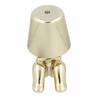 Galda lampa pie gultas GOLD MAN Art Deco sēdoša (versija 4) MLTL