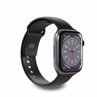 Puro Icon silikona siksniņa Apple Watch 38/40/41 mm - melns (2 gab.)