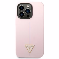 Guess Silikona Triangle iPhone 14 Pro 6.1 "apvalks - violets