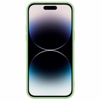 Korpuss Nillkin CamShield Silky Silicone Apple iPhone 15 Pro gaiši zaļš