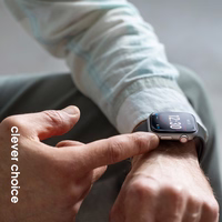 Crong Liquid - Apple Watch siksniņa 44/45/46/49 mm (Graphite)