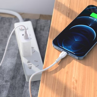 Borofone Kabel BX51 Triumph - Type C uz Lightning - 2,4A 1 metrs balts