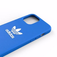 Adidas OR veidots apvalks Basic iPhone 12 Pro Max - zila un balta