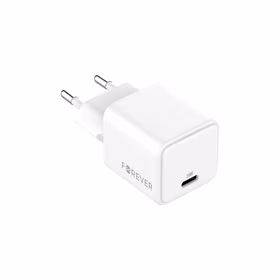 Forever TC-08-20C GaN PD lādētājs 1x USB-C 20W balts