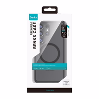 Benks Magnētiskais kristāla TPU rāmja korpuss (0048) priekš Samsung Galaxy S26 melns