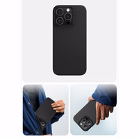 Benks Magnētiskais Armor Air Kevlar viedtālruņa apvalks iPhone 16 - PC rāmis 600D - melns (m)