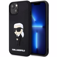 Viedtālruņa apvalks Karl Lagerfeld iPhone 14 Plus 6,7 KLHCP14M3DRKINK melns
