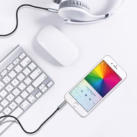 Choetech AUX002 kabelis mini džeks 3,5 mm (spraudnis) / mini džeks 3,5 mm (spraudnis) 1,2 m - melns