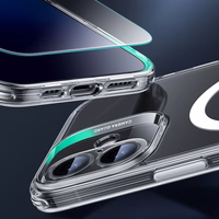 ESR Classic Pro Komplekts Halolock Magnētiskais viedtālruņa apvalks iPhone 16 - Caurspīdīgs