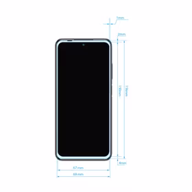Crong 7D Nano elastīgs Glass - Unbreakable 9H hybrid glass the entire Xiaomi Redmi Note 10 5G screen