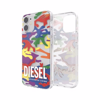 DIESEL Caurspīdīgs maciņš PRIDE CAMO AOP IPHONE 12 MINI krāsains