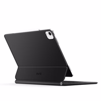 Tech-Protect Smartcase Magnētiskais ar tastatūru iPad Air 10.9” 2020 / 2022 / iPad Air 11” 2024 / 2025 - Melns