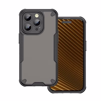 Defender Matēts maciņš for iPhone 17 Pro Max 6,9" melns