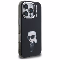 Karl Lagerfeld IML Aquarelle Karl & Logo MagSafe macins iPhone 16 Pro - melns