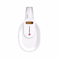 Portatīvais lādētājs Forcell F-Energy Power Plug F5K3 PD 20W 5000 mAh ar iebūvētu savienotāju Lightning balta