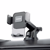 Dudao F8Max+ automašīnas turētājs paneļa vai vējstikla stiprinājumam - melns