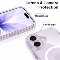Tech-Protect Magpeak MagSafe CC viedtālruņa apvalks iPhone 17 - caurspīdīgs