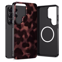 Tech-Protect Lamano MagSafe Maciņš for Samsung Galaxy S26 Ultra - brūns and melns