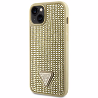 Guess GUHCP14MHDGTPD iPhone 14 Plus / 15 Plus 6.7" zelta/zelta hardcase Rhinestone Triangle