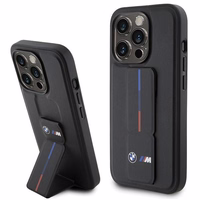 BMW Grip Hot Stamp viedtālruņa apvalks iPhone 15 Pro Max - melns