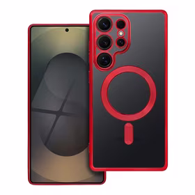 ELECTRO MAG COVER viedtālruņa apvalks ar MagSafe SAMSUNG S25 Edge - sarkans