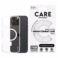 CARE by PanzerGlass Flagmanis viedtālruņa apvalks iPhone 16 Pro Max 6.9" balts/balts Magnētiskais 1340
