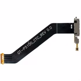 Charging Port Saderīgs ar Samsung P5100 Tab 2 10.1'' Ar Flex OEM