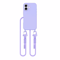 Tech-Protect MagNecklace MagSafe apvalks iPhone 16 - violets